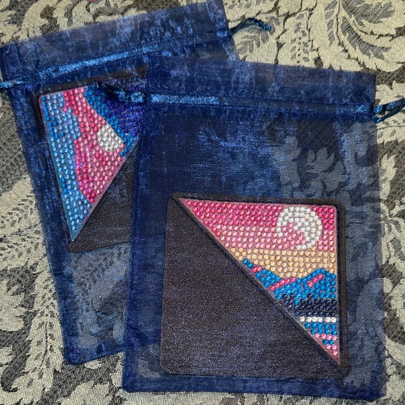 📖 Handcrafted Diamond Art Corner Bookmarks – Set of 2 - Picture 7 of 7